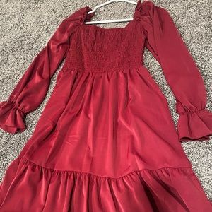 Red/ maroon dress New